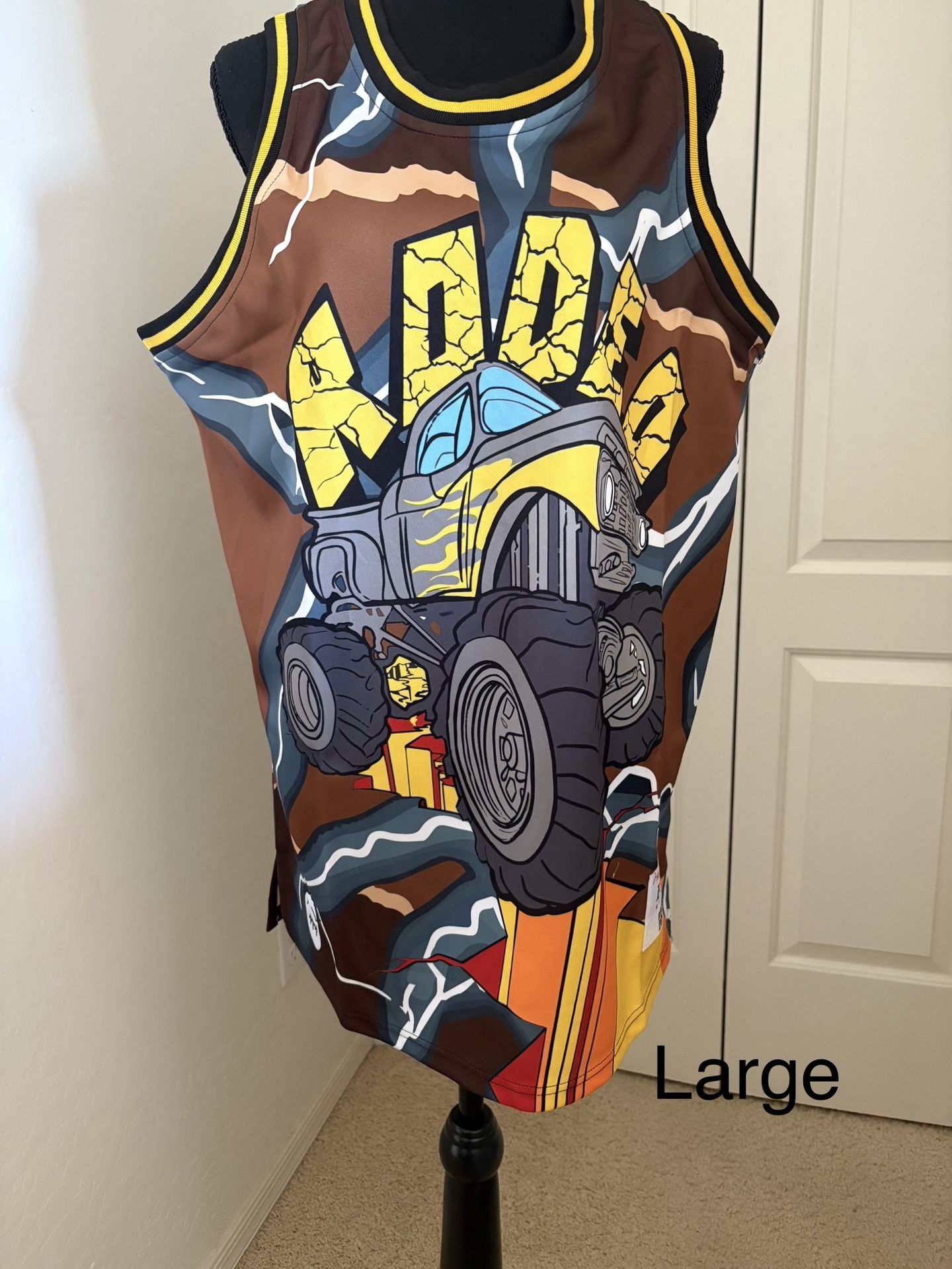 Travis Scott Rodeo Basketball Jersey (Headgear) REDUCED)