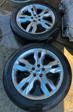 Ford edge 20 In wheels and tires