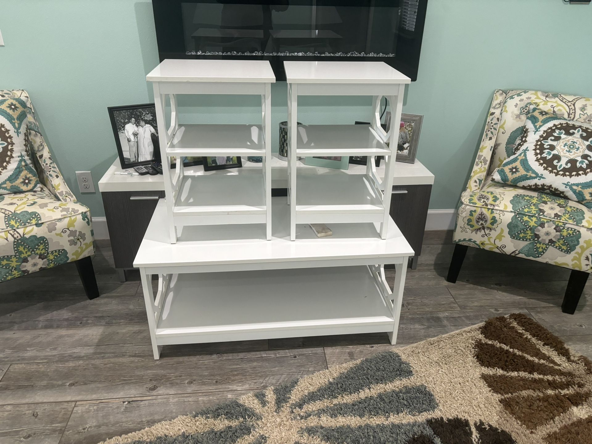 Coffee Table And End Tables