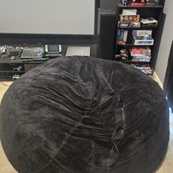1 Chill Sack Bean Bag Chair: Giant 6' Memory Foam Furniture Bean Bag - Big Sofa with Soft Micro 