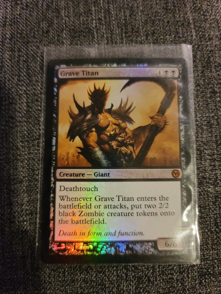 Magic the Gathering Grave Titan Holo XBLA 2012 Promo Card