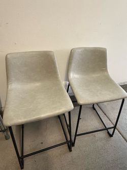Gray Walker Edison Stools Set of 2