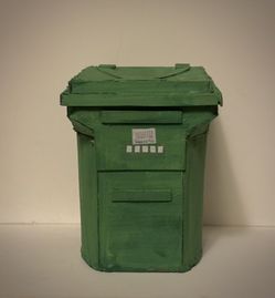 Mini Cardboard Trash Bin