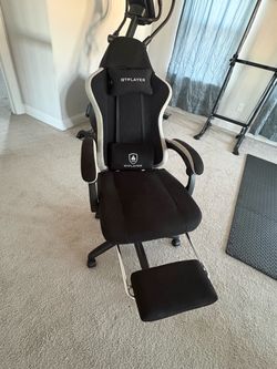 GTPLAYER Gaming Chair with Footrest