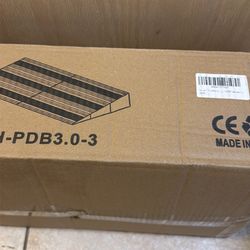 " Rise Modular Threshold Ramp for Doorways, Stable Wheelchair Ramp for Home Steps, Aluminum Door Ramp and Curb Ramp for Scooters, Power Chairs, Cars, 