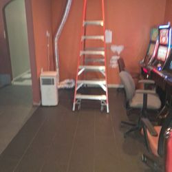 8ft Werner Platform Ladder W/ Wheels