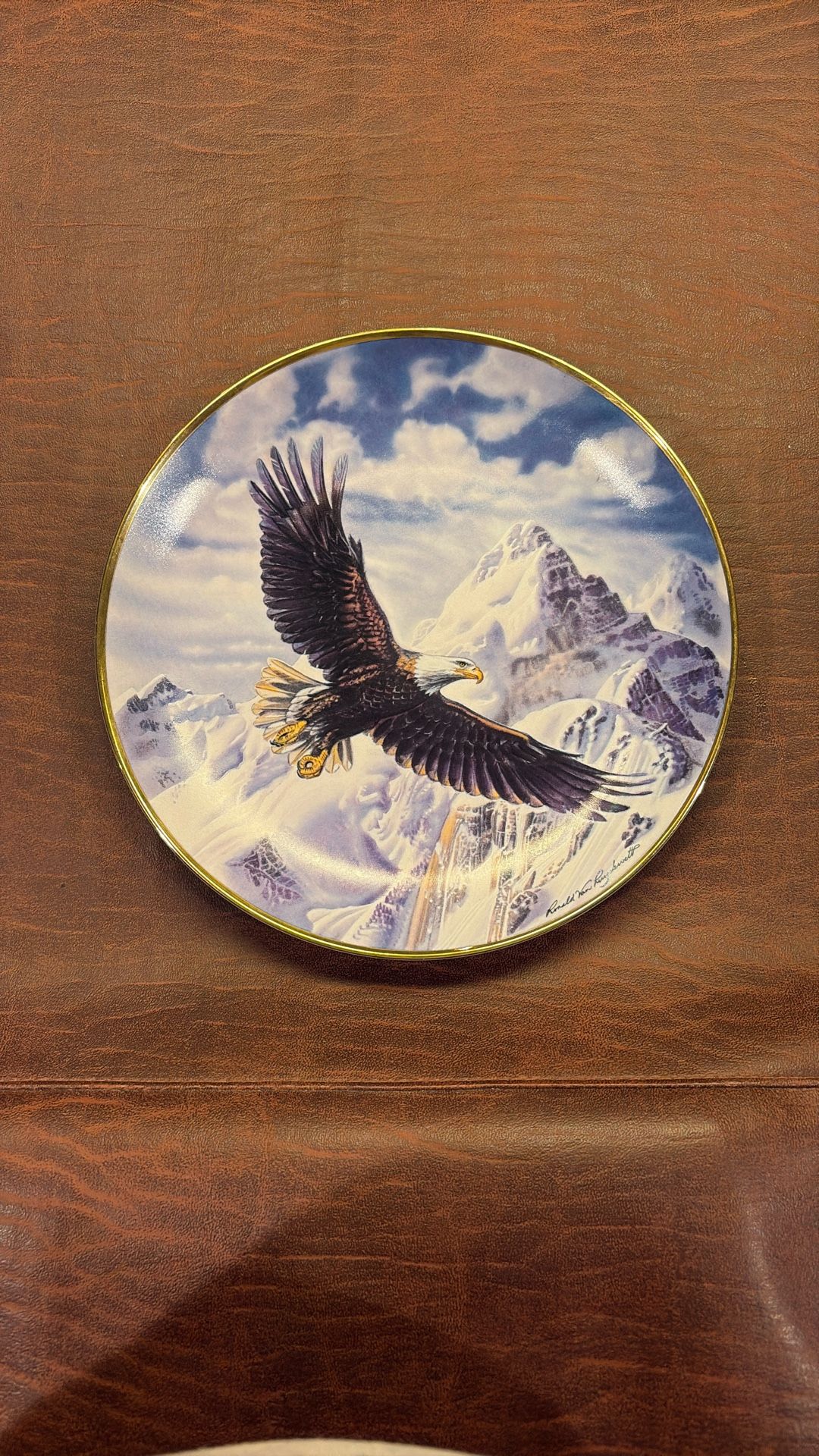 Collectors Plate On Freedom’s Wing