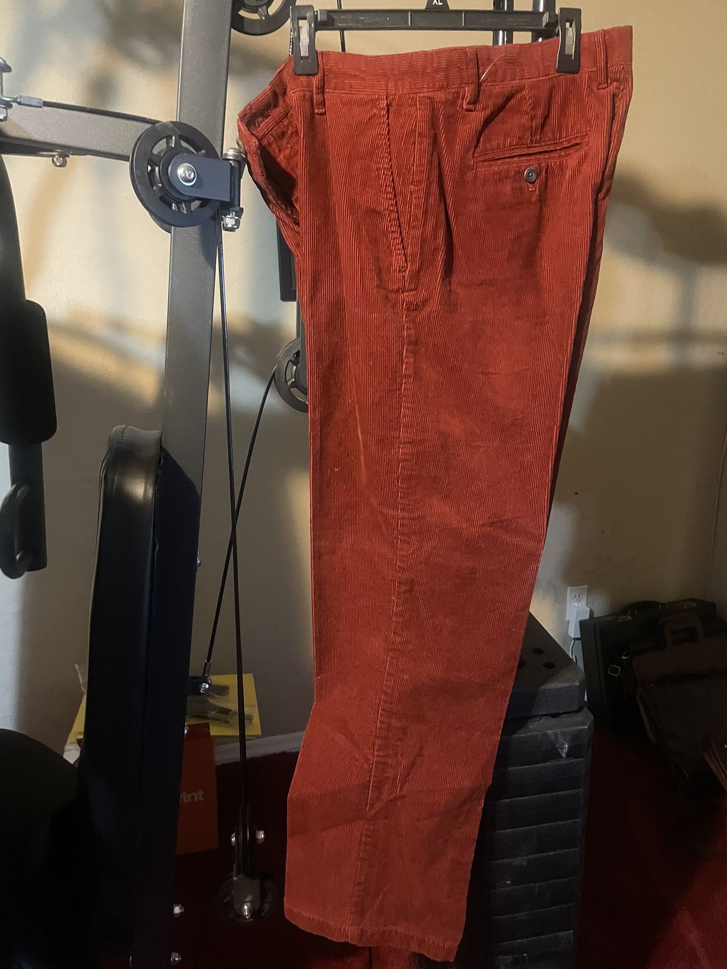 Rust Colored Corduroy Pants, Size 36 New