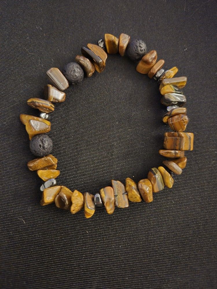 Tigers Eye Gemstone Bracelet