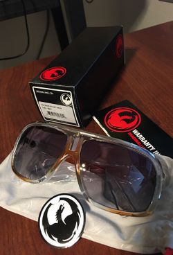 Dragon GG Sunglasses Transparent Sky Frames Gradient Grey Lens
