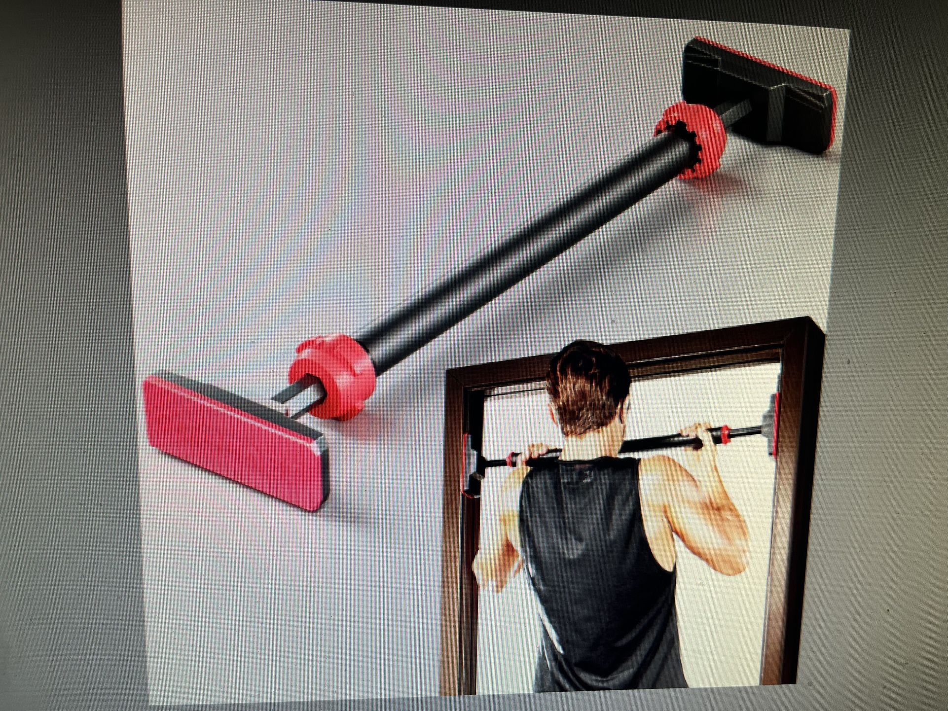 Pull Up Bar, New, No Screws, Adjustable, 600lb Max. $55 Retail