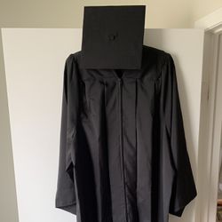 Black Cap and Gown For Graduation