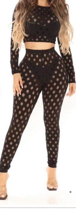 SHEIN cropped top and pants