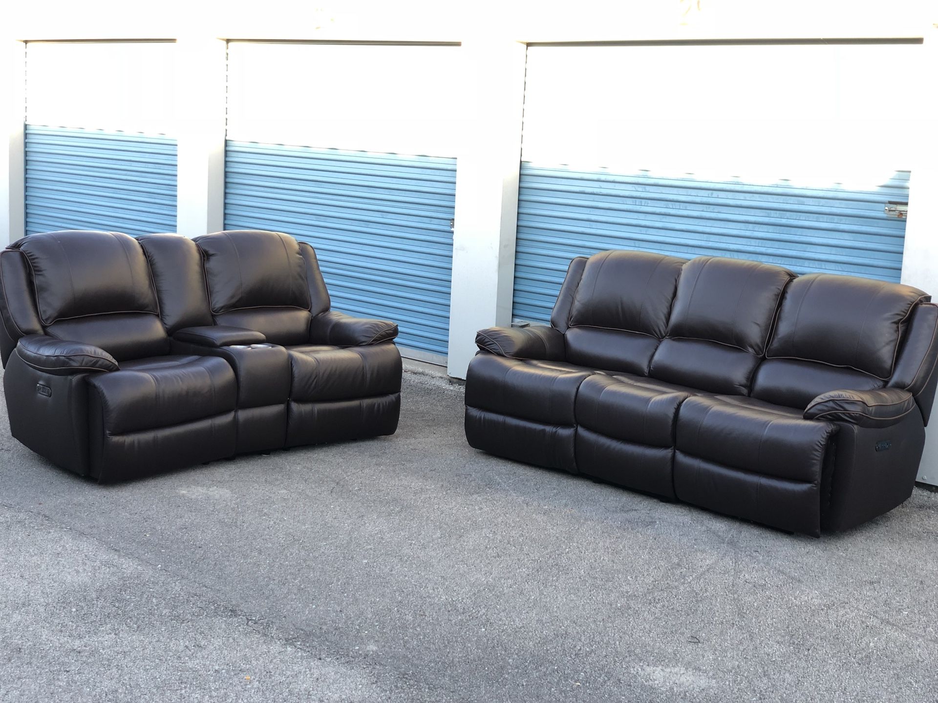 Power Reclining Couch And Love Seat