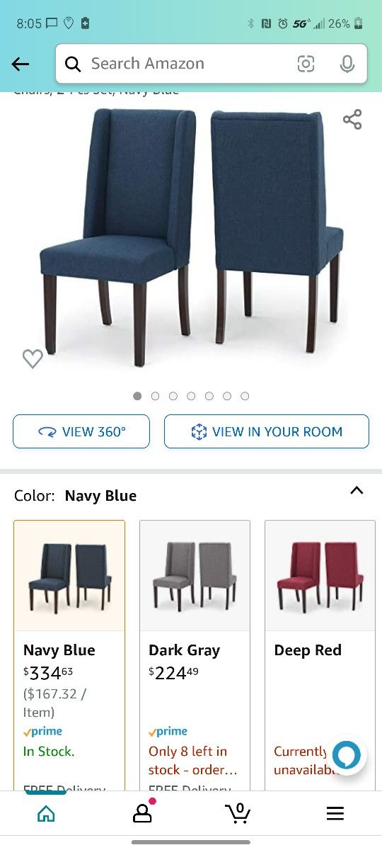 Pair Chairs New In Box