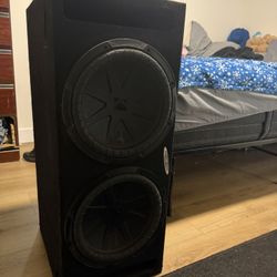 Dual 15” Subwoofer Kicker 