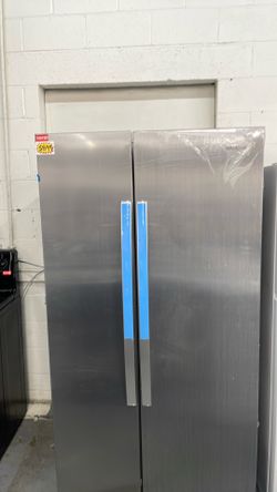 Whirlpool side by side in stainless steel