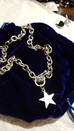 silver necklace