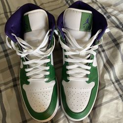 Jordan Mid Green/purple 