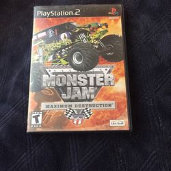Monster Jam MAXIMUM DESTRUCTION VIDEO GAME FOR PS2