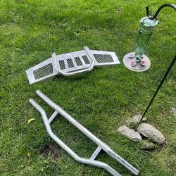 Atv Or Side By Side  Front And Rear Chrome Bumpers