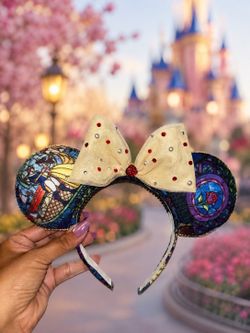 Handmade The beauty and the beast ears 💙