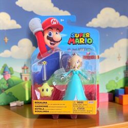 Super Mario Rosalina 4" Figure with Luma Magic Wand Wave 52