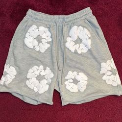 Denim tear shorts