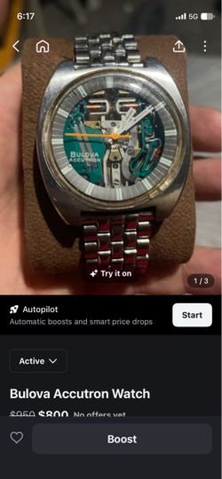 Bulova Accutron Skeleton Dial Watch
