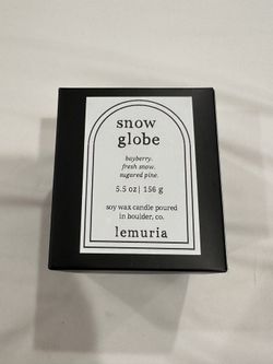 🆕 Snow Globe Soy Wax Candle