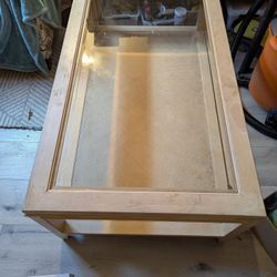 Glass Top Coffee Table