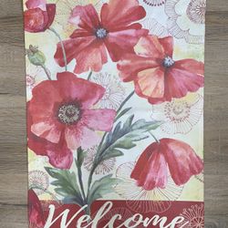 Floral Garden Flag 12.5”x18”