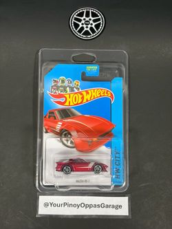 Hot Wheels - HW City 2014 Nightburnerz #21/250 - Red Mazda RX-7 (BFC43)
