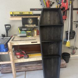 Coffin Bookcase Shelf