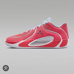Tatum 4 "St. Louis" Basketball Shoes - Siren Red/Football Grey/Metallic Silver...