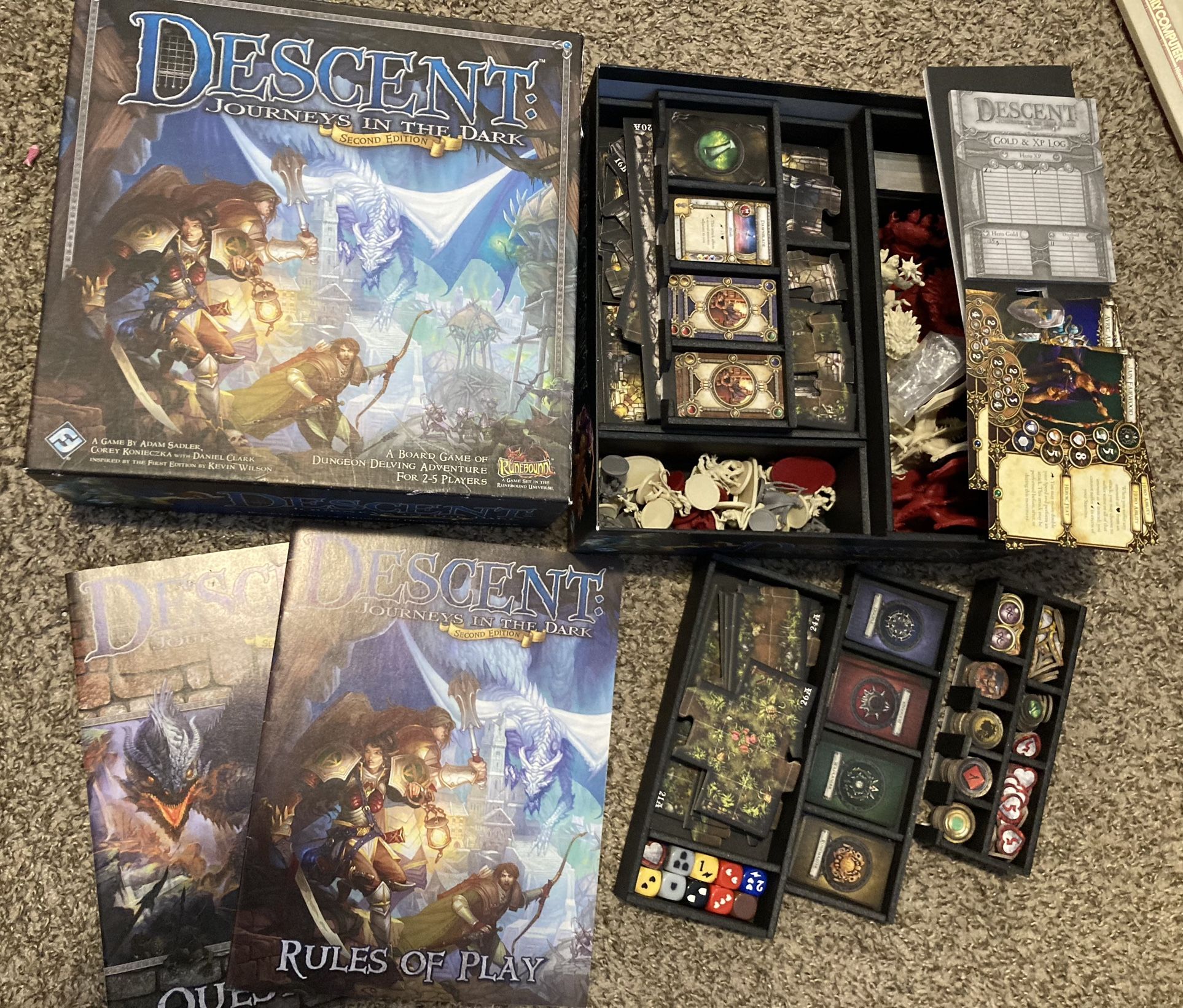 Descent 2nd Ed Board Tabletop Game