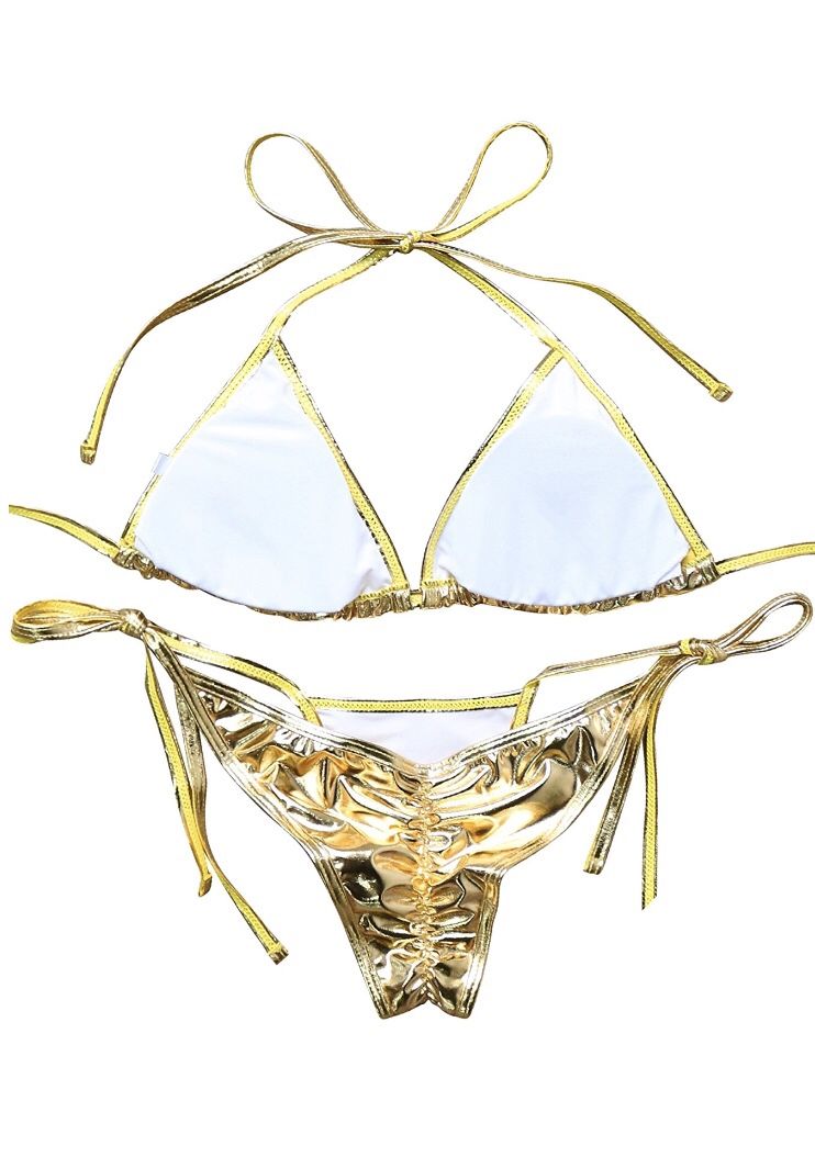 Tiana- Metallic Two Piece Swimsuit (More Colors) for Sale in Woodlawn ...