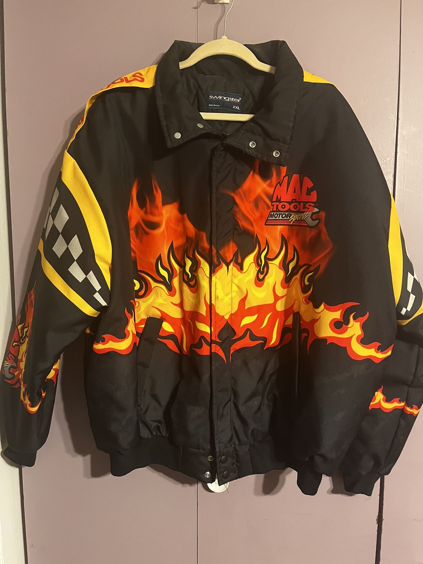 Mens Swingster Mac Tools Motor Sports Racing Jacket
