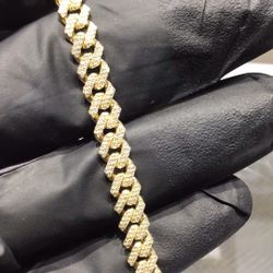 10k Gold Solid Miami Cuban Bracelet Size 8 Inch Available In Stock .💎💎💎