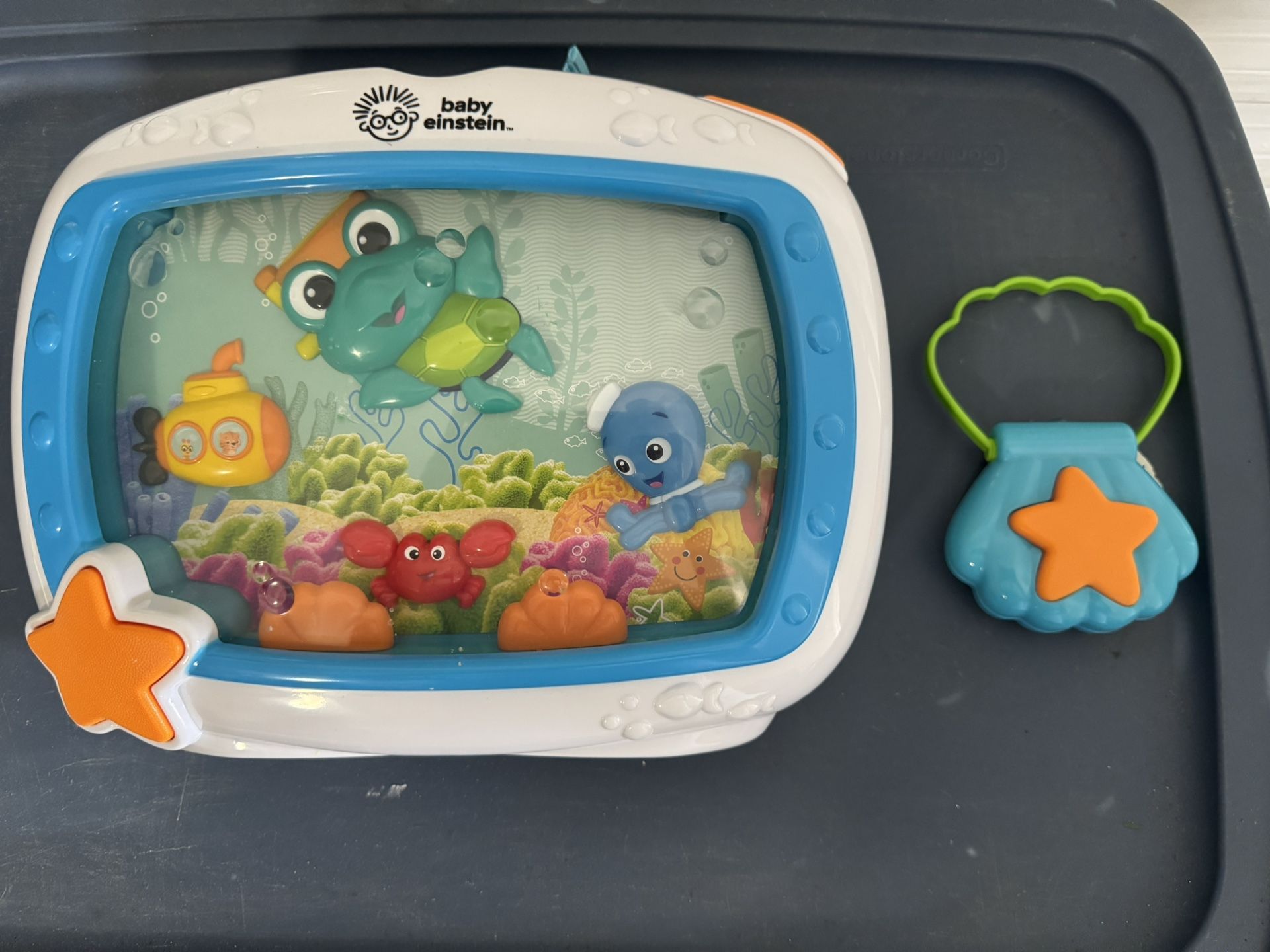 Baby Einstein Sea Dreams Soother Musical Crib Toy and Sound Machine, Newborn and up Location new port Richey
