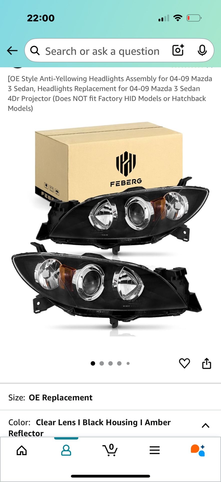 Mazda 3 Smoke Headlights