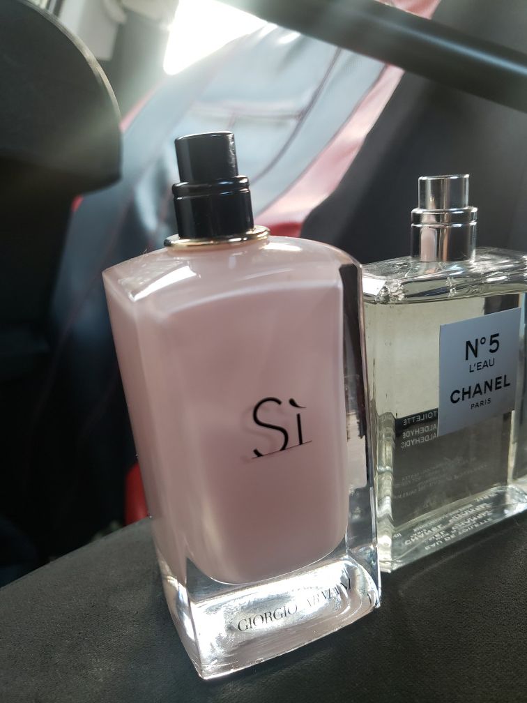 Giorgio Armani and Chanel perfume brand new