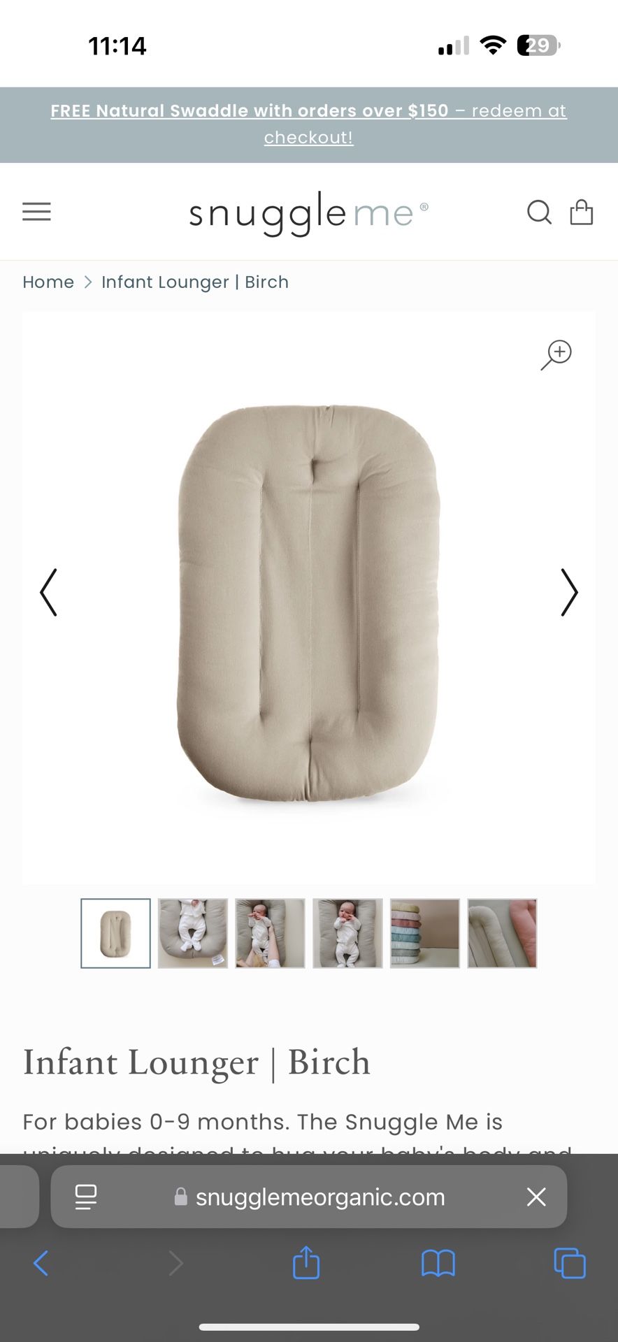 Snuggle Me Lounger