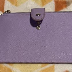 Travelambo Purple Faux Leather Wallet