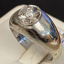 White Gold Diamond Engagement Ring