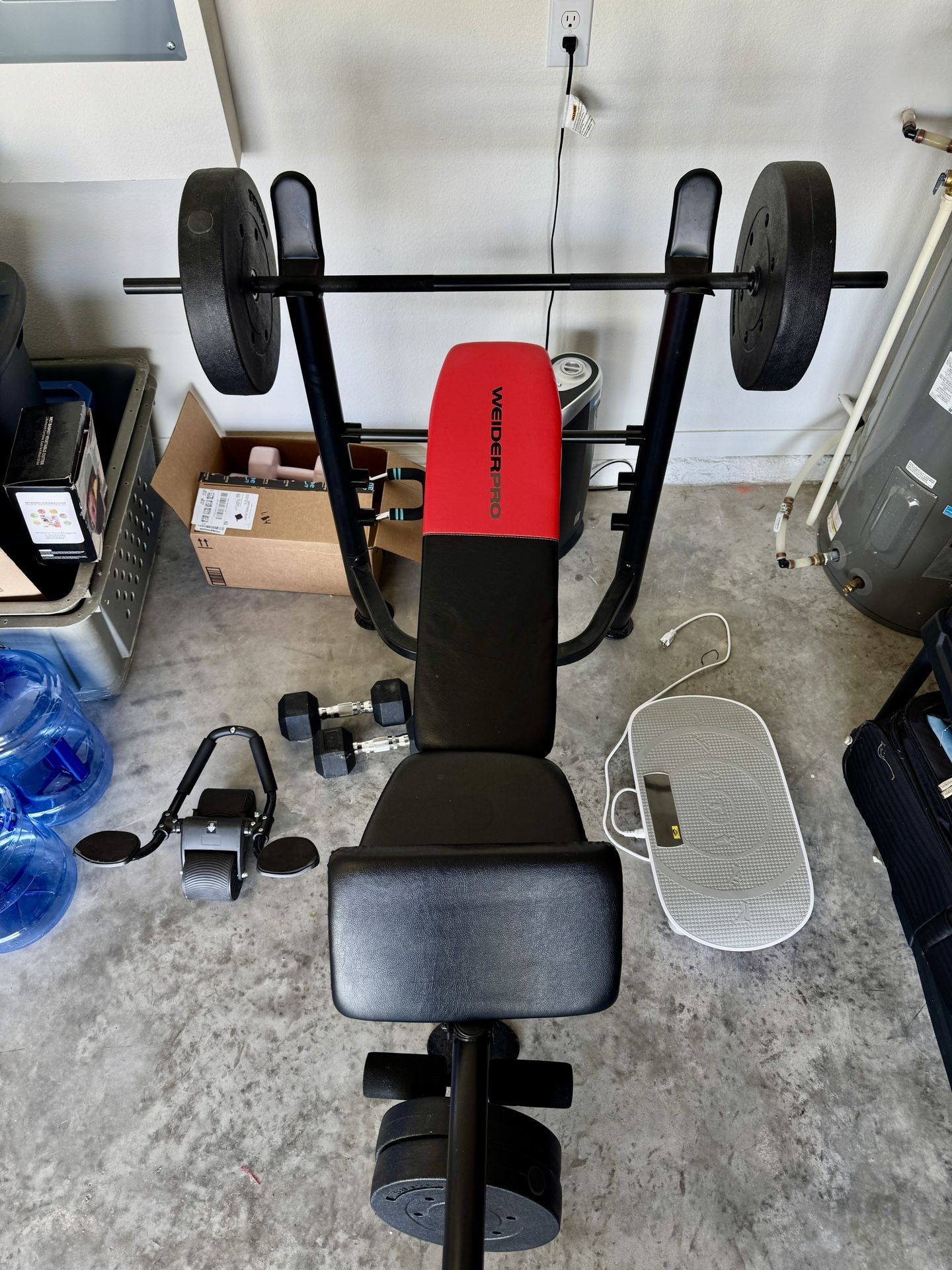 WEIDERPRO BENCH FOR QUICK SALE WITH WEIGHTS