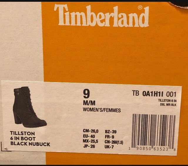 Women Black Timberland Boots