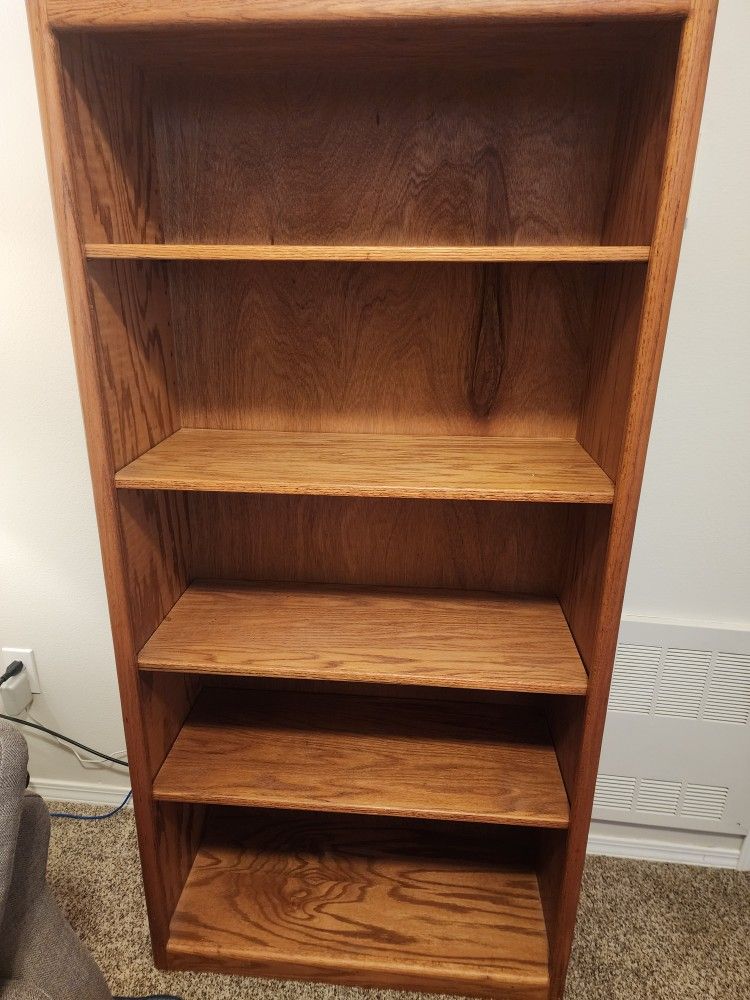 100% Oak Shelf Unit