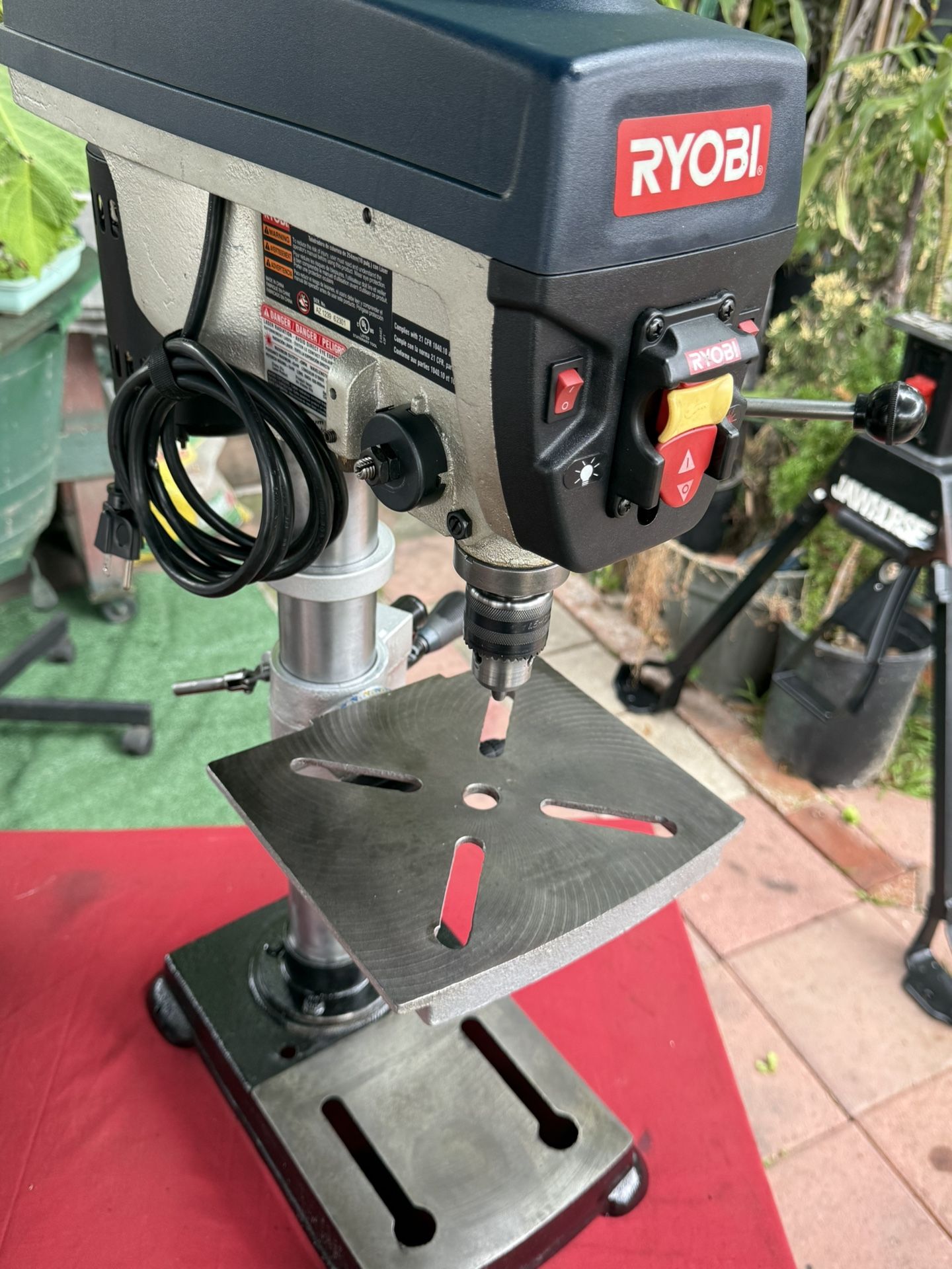 Ryobi DP102L 10" Drill Press. Motor, Light And Laser Work Good