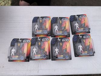 Star Wars POTF 95-96 Carded Action Figures.